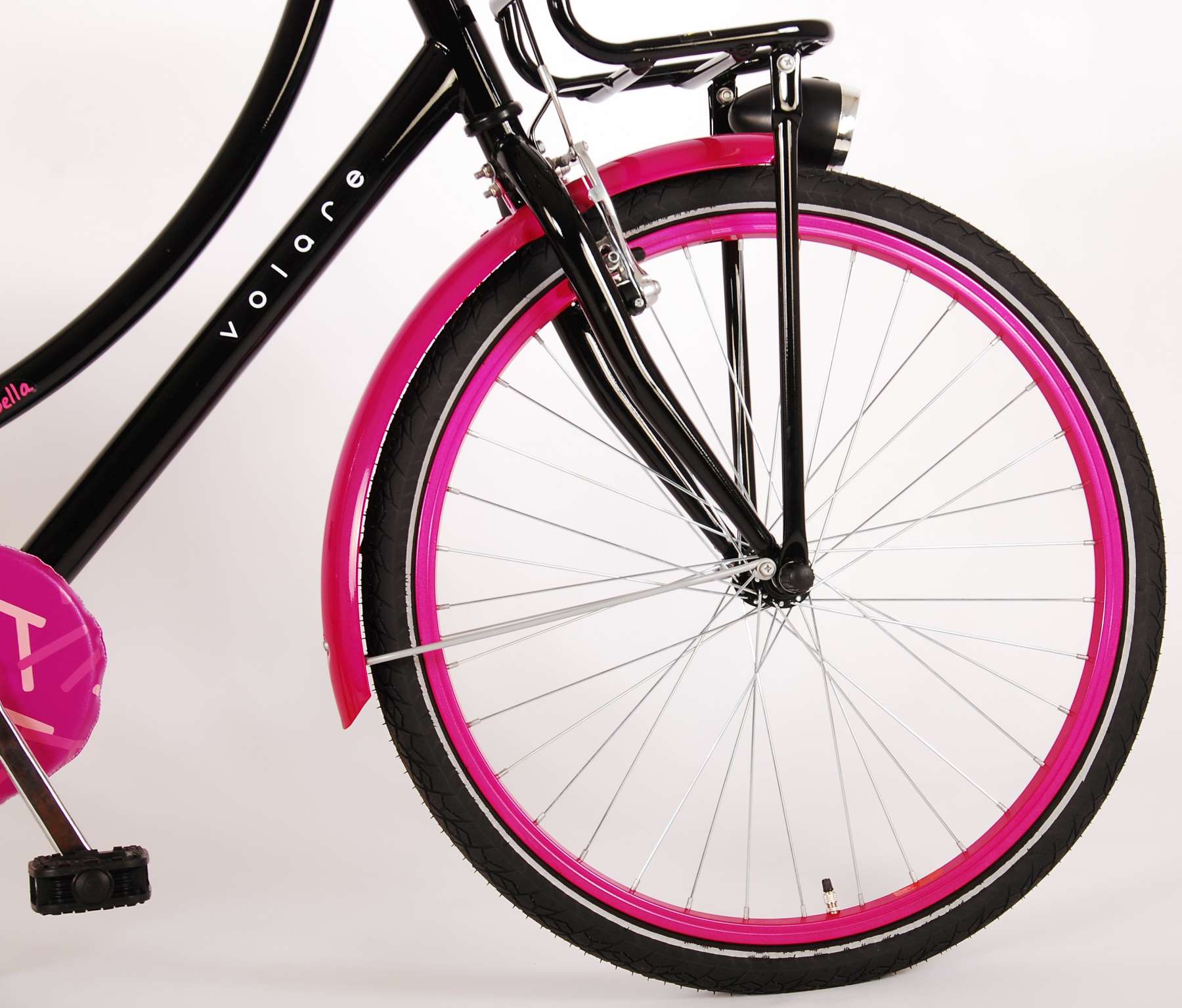 fahrrad für mädchen 24 zoll schwarz und pink