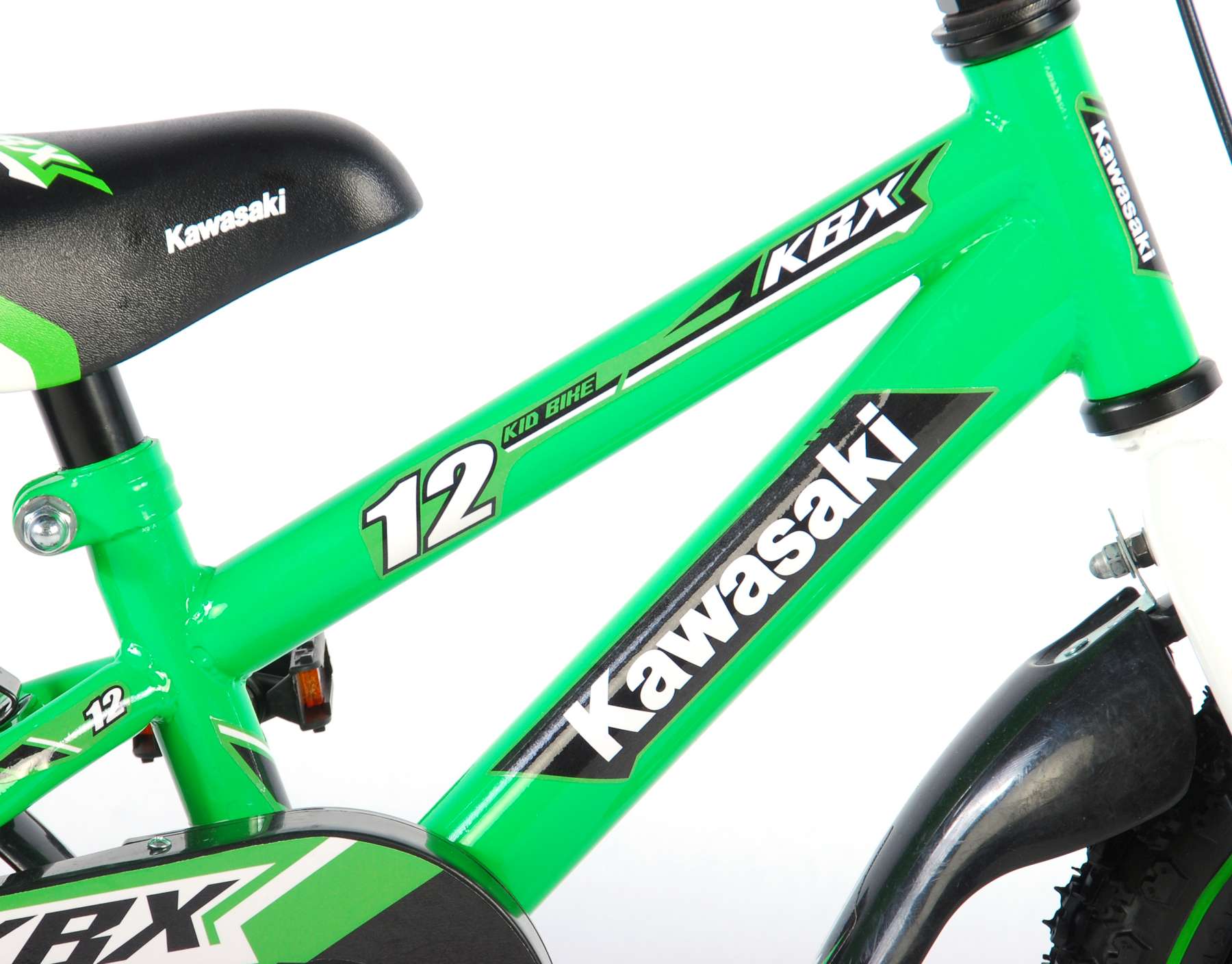 Drengecykler :: Drengecykler 12" :: Kawasaki Børnecykel - - 12 tommer - Grøn Børnecykler - Laveste prisgaranti - Gratis levering