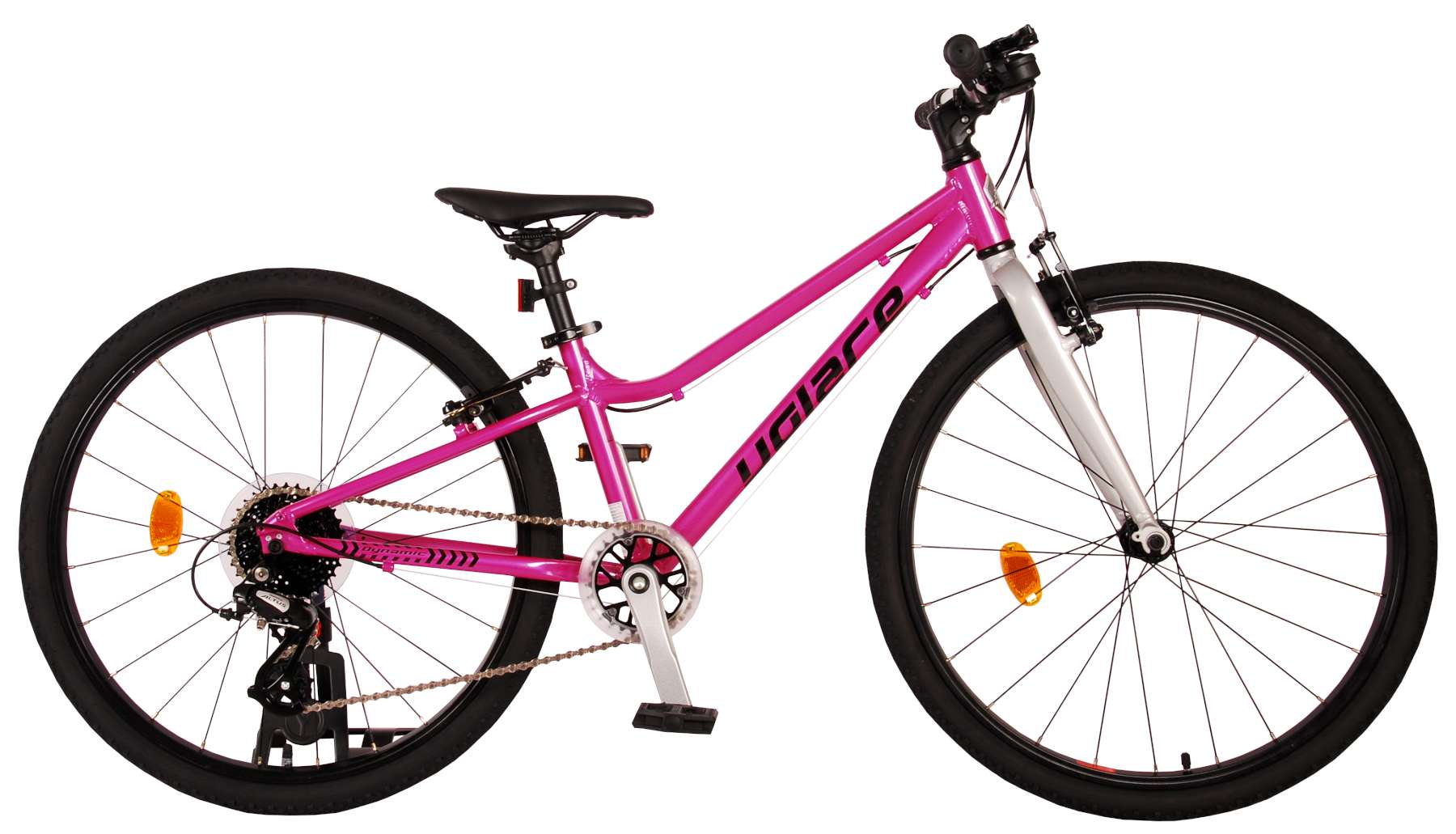 Meisjesfietsen :: Meisjesfiets 24 inch :: Volare Dynamic Kinderfiets -  Meisjes - 24 inch - Roze - 2 Handremmen - 8 Versnellingen - Prime  Collection - Funfanix